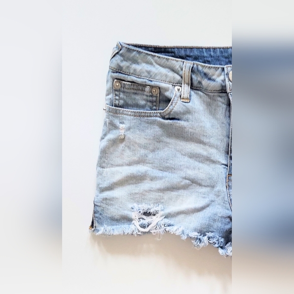 Jalate Distressed Cutoff Denim Jean Shorts Size 7 - Picture 2 of 8
